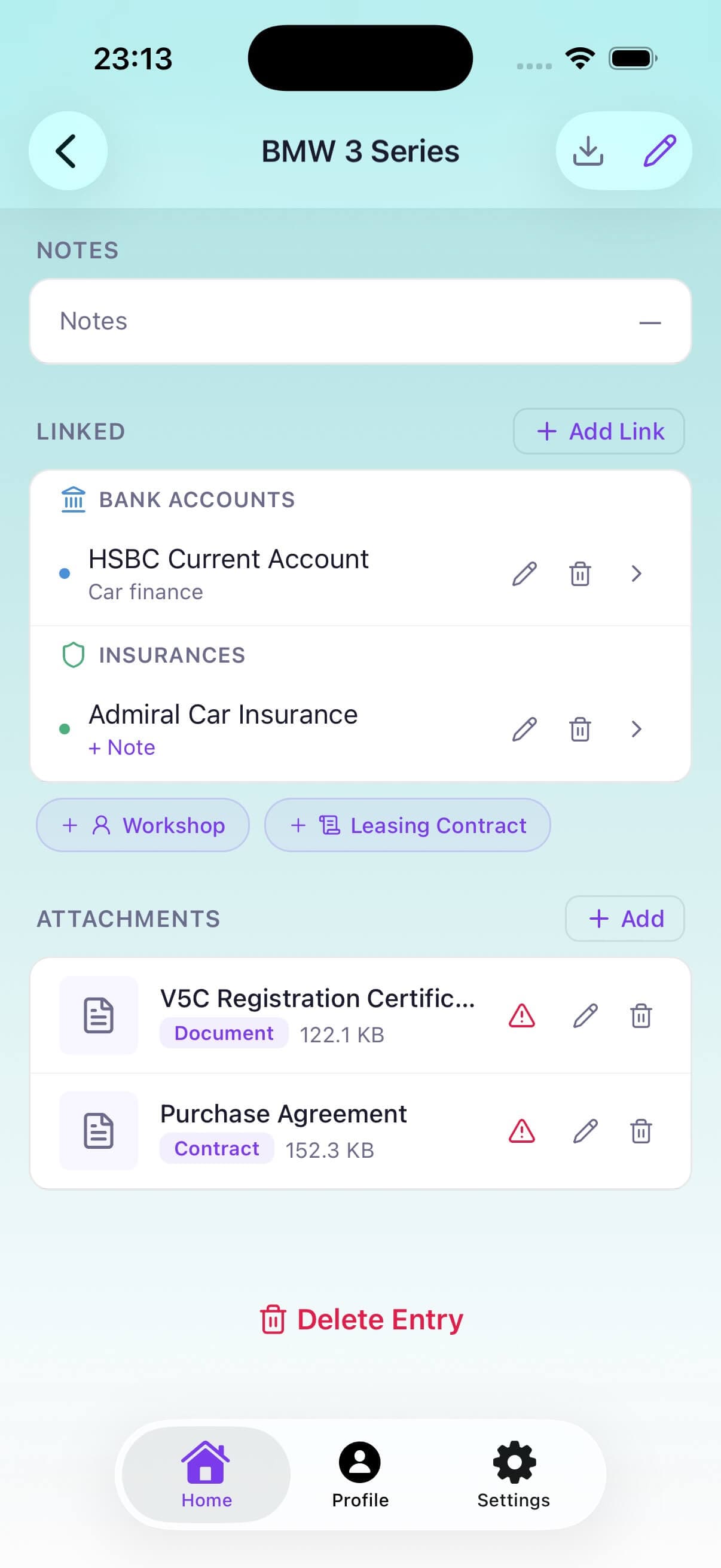 Car management use case